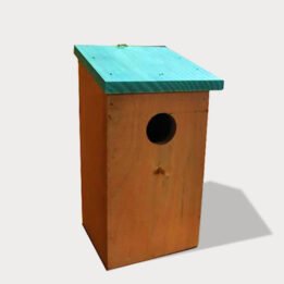 Wooden bird house,nest and cage size 12x 12x 23cm 06-0008 gmtpet.cn