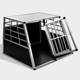 Large Double Door Dog cage With Separate board 65a 06-0774 gmtpet.cn