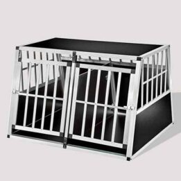Large Double Door Dog cage With Separate board 06-0778 gmtpet.cn