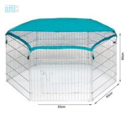 Large Playpen Large Size Folding Removable Stainless Steel Dog Cage Kennel 06-0112 gmtpet.cn