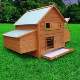 Wooden pet house Double Layer Chicken Cages Large Hen House gmtpet.cn