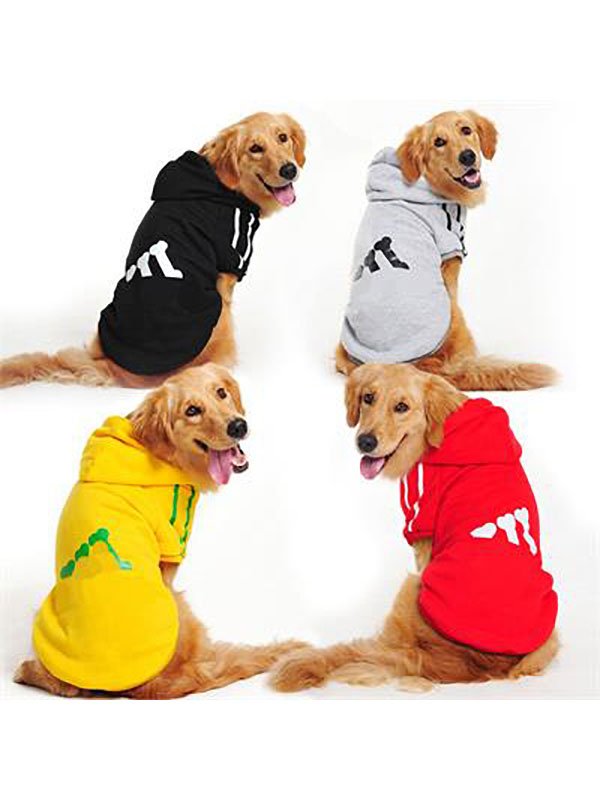 Фабрика домашних животных Оптовая дизайнерская хлопковая одежда XS-9XL Дешевая толстовка с капюшоном для собак 06-1361 gmtpet.cn