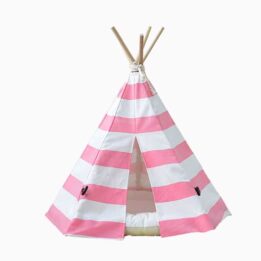 Canvas Teepee: Factory Direct Sales Pet Teepee Tent 100% Cotton 06-0943 gmtpet.cn