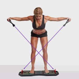 Fitness Equipment Multifunction Chest Muscle Training Bracket Foldable Push Up Board Set With Pull Rope gmtpet.cn