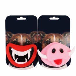 Squeak Chewing Funny Teeth Pig Nose Joke Prank Custom Vinyl Toy Pet Teething Toys For Halloween Toy gmtpet.cn