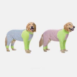 Wholesale Summer Pet Clothing Striped Clothes For Big Dogs Four Legs gmtpet.cn