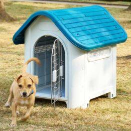 Winter Warm Removable and Washable perreras para perros Pet Kennel Plastic Kennel Outdoor Rainproof Dog Cage gmtpet.cn